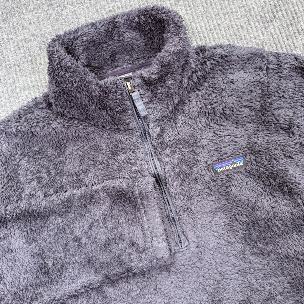 Patagonia Los Gatos 1/4 Zip Fleece Pullover Dark Gray Womens XL